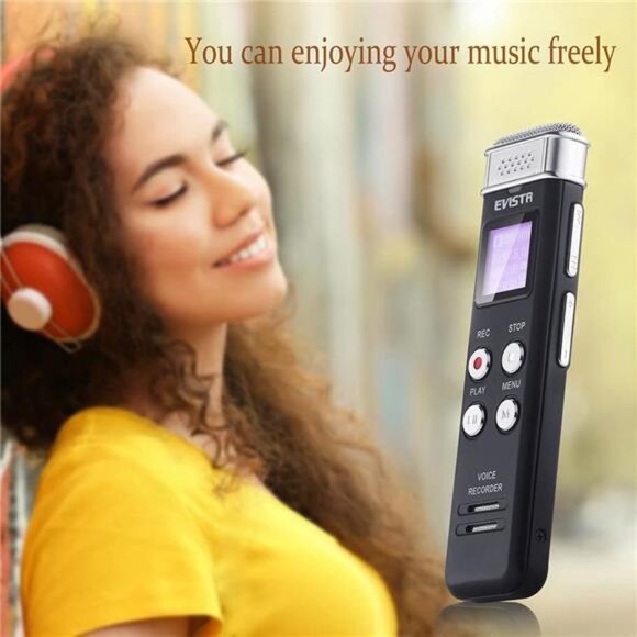 16 GB Digital Voice Recorder Voice Activated Recorder with Playback - Picture 3 of 6